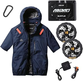 【BURTLE】空調服用　フルセット　2025年最新モデル　美品 Amazon.co.jp: [エアークラフト] すぐ使えるフルセット！ BURTLE